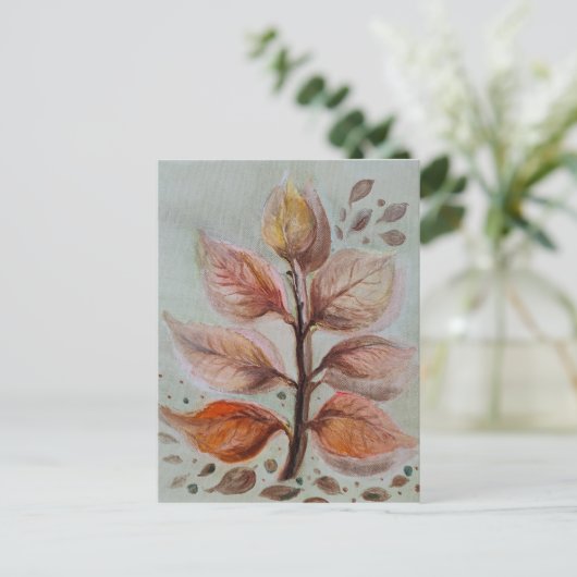 Translucent leaves ポストカード (スタンド正面)