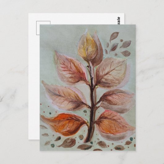 Translucent leaves ポストカード (正面/裏面)