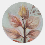 Translucent leaves ラウンドシール (正面)