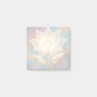 Translucent Lotus on Soft Background ポストイット