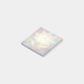 Translucent Lotus on Soft Background ポストイット (アングル)