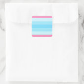 Transmasculine Pride Flag  スクエアシール (バッグ)