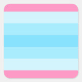 Transmasculine Pride Flag  スクエアシール (正面)