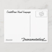 Transmutation CricketDiane視覚言語 ポストカード (裏面)