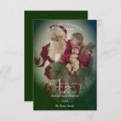 Transparency Effect Merry Christmas Photo Family (正面/裏面)