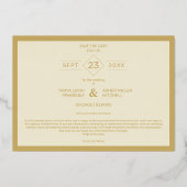 Transparency Overlay Photo Whimsical Merry Xmas 箔招待状 (裏面)