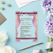 Transparent Acrylic Wedding Invitation  アクリル招待状 (インサイチュ (ウェディング))