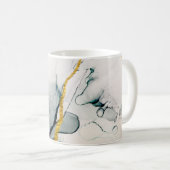 Transparent creativity. Abstract artwork. Trendy w コーヒーマグカップ (正面右)