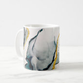 Transparent creativity. Abstract artwork. Trendy w コーヒーマグカップ (正面左)