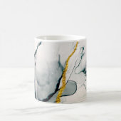 Transparent creativity. Abstract artwork. Trendy w コーヒーマグカップ (中央)