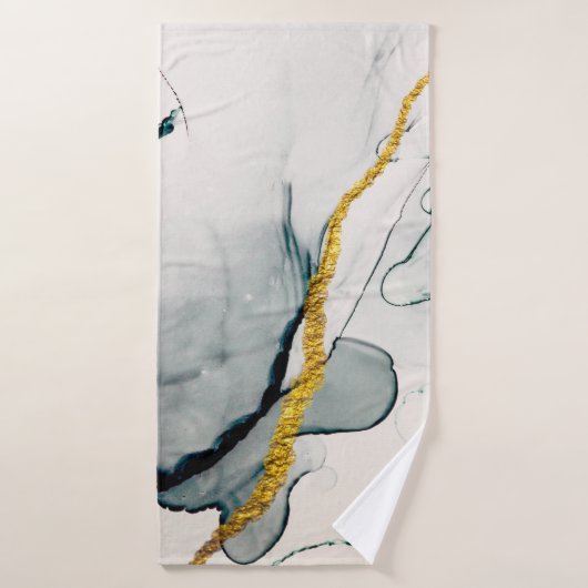 Transparent creativity. Abstract artwork. Trendy w バスタオル (バスタオル)