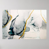 Transparent creativity. Abstract artwork. Trendy w ポスター (正面)