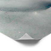 Transparent creativity. Abstract artwork. Trendy w ポスター (角)