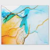 Transparent creativity. Abstract artwork. Trendy w ラッピングペーパー (フラット)