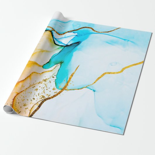 Transparent creativity. Abstract artwork. Trendy w ラッピングペーパー (アンロールド)