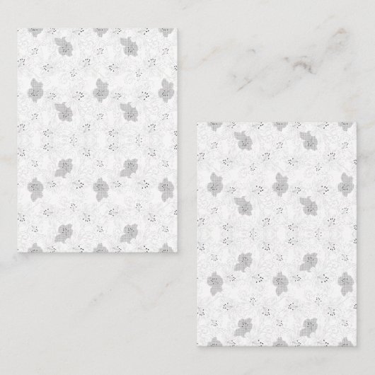 Transparent Grid Overlay – Editable PNG Texture コーリングカード (正面/裏面)