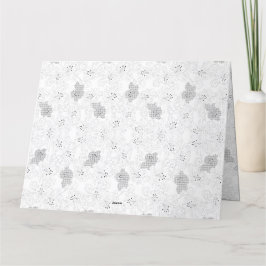 Transparent Grid Overlay – Editable PNG Texture サンキューカード