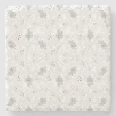 Transparent Grid Overlay – Editable PNG Texture ストーンコースター (正面)