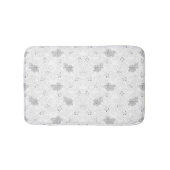 Transparent Grid Overlay – Editable PNG Texture バスマット (正面)