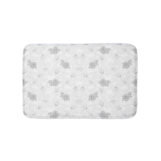 Transparent Grid Overlay – Editable PNG Texture バスマット (正面)