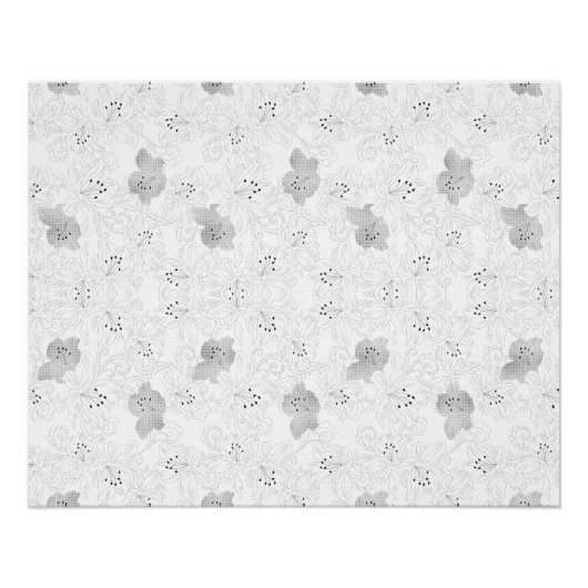 Transparent Grid Overlay – Editable PNG Texture ポスター (正面)