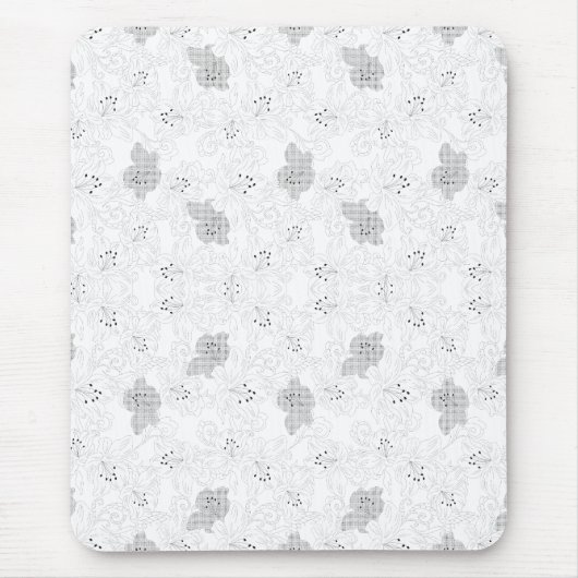 Transparent Grid Overlay – Editable PNG Texture マウスパッド (正面)