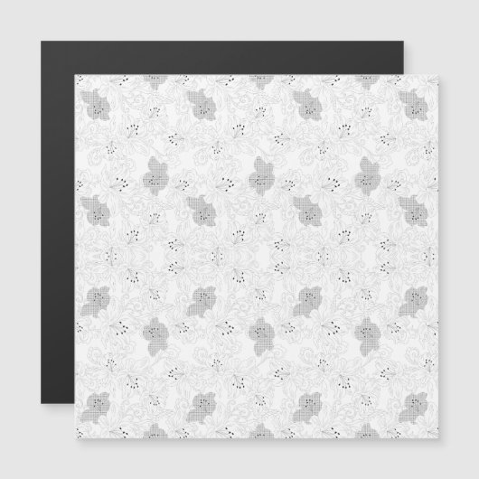 Transparent Grid Overlay – Editable PNG Texture マグネット招待状 (正面/裏面)