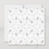Transparent Grid Overlay – Editable PNG Texture マグネット招待状 (正面)