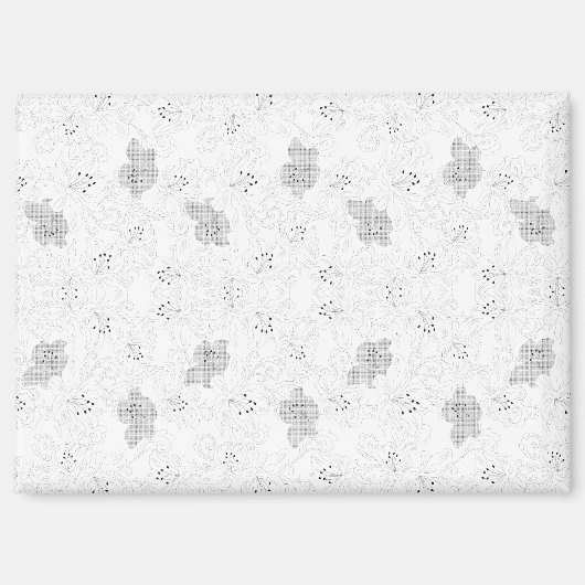 Transparent Grid Overlay – Editable PNG Texture マグネット (正面)