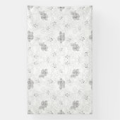 Transparent Grid Overlay – Editable PNG Texture 横断幕 (縦)