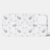 Transparent Grid Overlay – Editable PNG Texture Case-Mate iPhoneケース (裏面 (横))