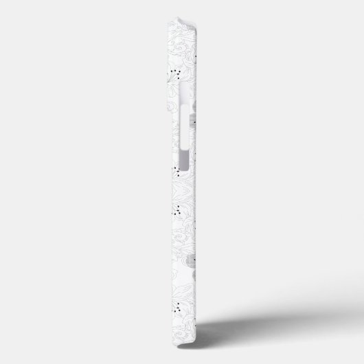 Transparent Grid Overlay – Editable PNG Texture Case-Mate iPhoneケース (裏面 / 左)