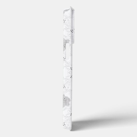 Transparent Grid Overlay – Editable PNG Texture Case-Mate iPhoneケース (裏面 / 右)