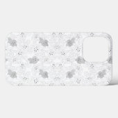 Transparent Grid Overlay – Editable PNG Texture Case-Mate iPhoneケース (裏面 (横))