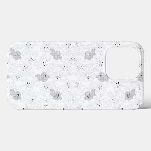 Transparent Grid Overlay – Editable PNG Texture Case-Mate iPhoneケース (裏面 (横))