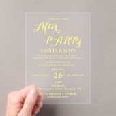  transparent wedding invitation アクリル招待状 (インサイチュ (ポータブル))