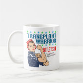 Transplant Warrior – 女性のヴィンテージ移植 コーヒーマグカップ (左)