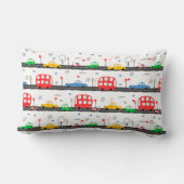 Transport Kids Photographicプリント ランバークッション (裏面)