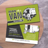 Transport Services - Man with a Van 名刺