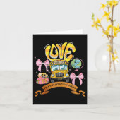 Transportation Squad Doodle Bus Aide Back To Schoo カード (黄色い花)