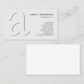 Transporter AutomotiveServices Shadow BoldMonogram 名刺 (正面/裏面)