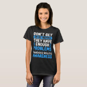 Transverse Myelitis Ribbon Blue Awareness Day Tシャツ (正面フル)