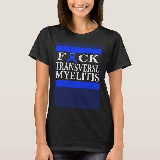 Transverse Myelitis Warrior Tシャツ (正面)