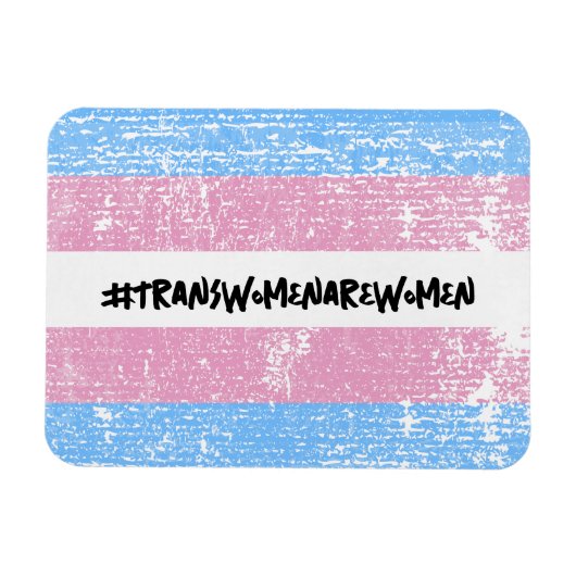 #TRANSWOMENAREWOMEN マグネット (横)