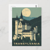 Transylvania Romania Travel Gothic Castle ポストカード (正面/裏面)