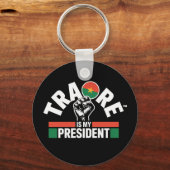 Traore Ibrahim Traoreは私の社長 – キャプテン キーホルダー (正面)