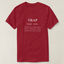 Trap Funny RPG Definition With White Text Gaming 白 Tシャツ