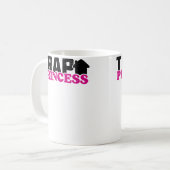 Trap House Princess Women Rave Edm Trap House コーヒーマグカップ (正面左)