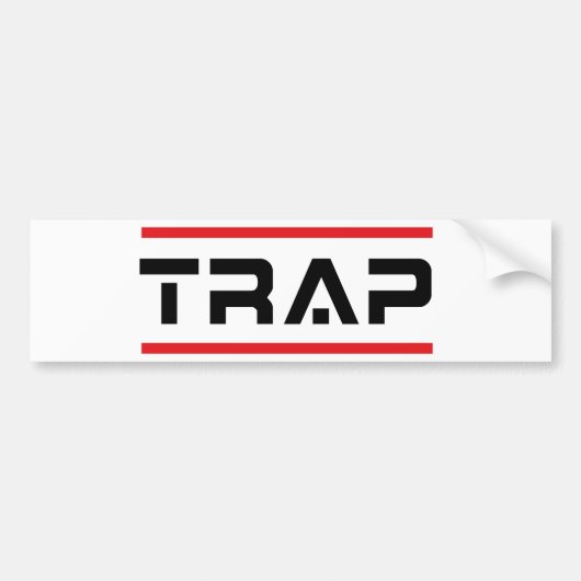 Trap Music バンパーステッカー (正面)