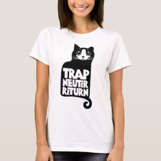 Trap, Neuter, Return feral cat care T-Shirt Tシャツ